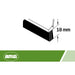 DOOR SEALING BRUSH 1 M BLACK AMIG - Ленти<<<Лепила и ленти<<<Подови и стенни покрития<<<Praktiker&&&Ленти<<<Лепила и