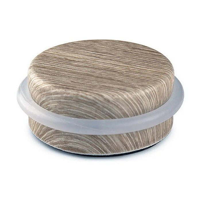 Doorstop Inofix Walnut Ø 4,6 x 1,8 cm Wood - Декорация и Осветление<<<Дом Градина<<<BigBuy&&&Подпирачки за