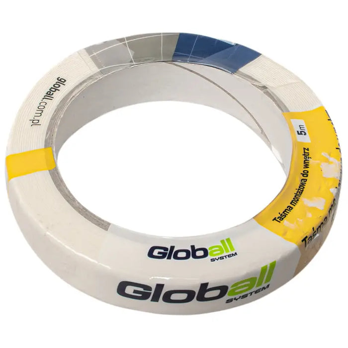 DOUBLE ADHESIVE INSTALLATION TAPE INTERIOR 5 MX 19 MM GLOBALL - Ленти<<<Лепила и ленти<<<Подови и стенни