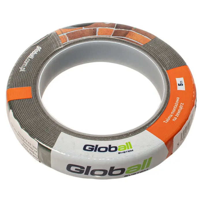 DOUBLE ADHESIVE MOUNTING TAPE EXTERIOR 5 MX 19 MM GLOBALL - Ленти<<<Лепила и ленти<<<Подови и стенни