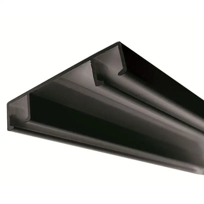 DOUBLE-CHANNEL ALUMINUM CORNICE GARDINIA SANSA 250 CM. BLACK - Корнизи<<<Корнизи щори и пердета<<<Мебели и