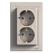 DOUBLE CONTACT BRONZE SCHNEIDER ASFORA - Ключове и контакти<<<Електроматериали<<<Praktiker&&&Ключове и
