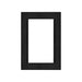 DOUBLE CONTACT FRAME BLACK MAKEL KAREA LINE - Ключове и контакти<<<Електроматериали<<<Praktiker&&&Ключове и