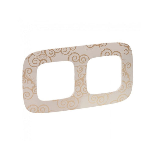DOUBLE FRAME LGR 754352 VALENA ALLURE LEGRAND - NARCISSE GOLD - Ключове контакти димери и