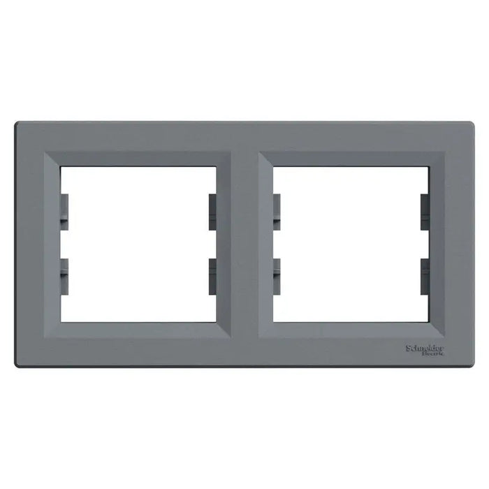 DOUBLE HORIZONTAL FRAME STEEL SCHNEIDER ASFORA - Ключове и контакти<<<Електроматериали<<<Praktiker&&&Ключове и