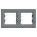 DOUBLE HORIZONTAL FRAME STEEL SCHNEIDER ASFORA - Ключове и контакти<<<Електроматериали<<<Praktiker&&&Ключове и