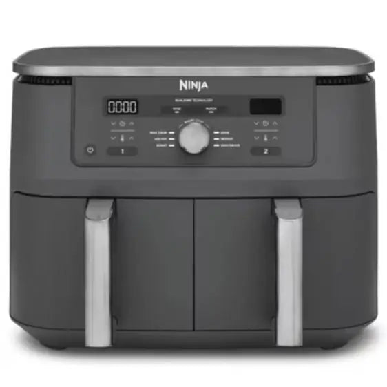 Double zone fryer with hot air NINJA Airfryer Foodi Pro Dual Zone DZ400EU 9.5 l 2470 W - Здравословно хранене<<<Малки