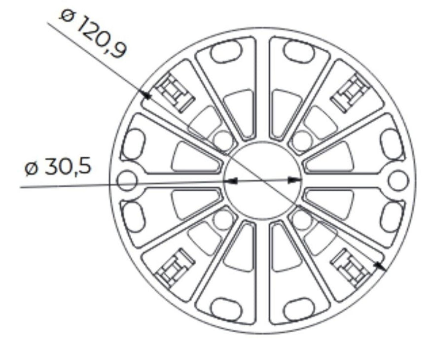 SPACER ATLANTE 18-36 MM JOINT 4MM