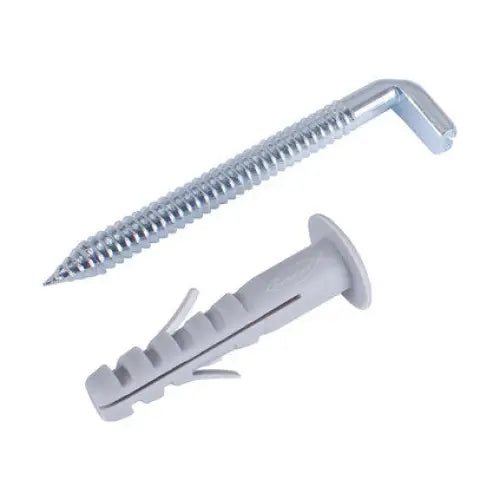 DOWEL FOR CONCRETE WITH SCREW HOOK Ф8Х40MM 2 PCS FISCHER SB8/6K - Комплекти дюбели<<<Дюбели<<<Инструменти и