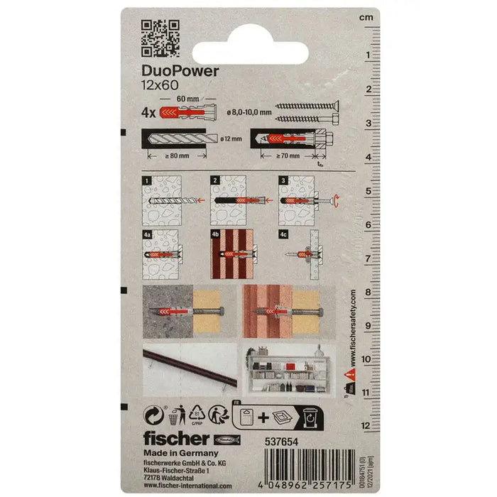 DOWEL WITH SUPPORT RING FISCHER K NV - Комплекти дюбели<<<Дюбели<<<Инструменти и