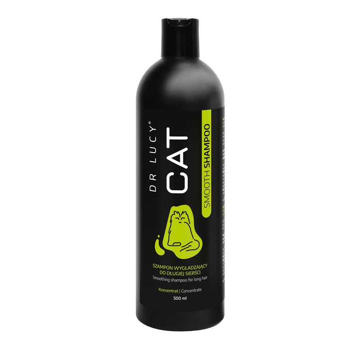 DR LUCY - CAT SMOOTH SHAMPOO 500 ML CONCENTRATED, SMOOTHING SHAMPOO FOR LONG-HAIRED CATS