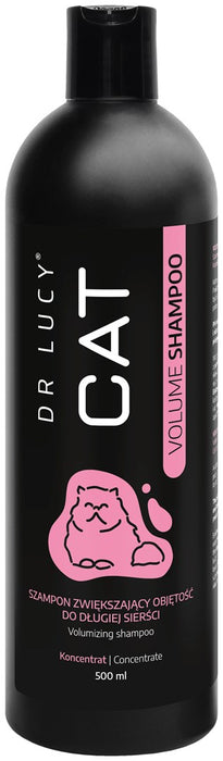 DR LUCY - CAT VOLUME SHAMPOO 500 ML CONCENTRATED, VOLUME-BOOSTING SHAMPOO FOR LONG-HAIRED CATS