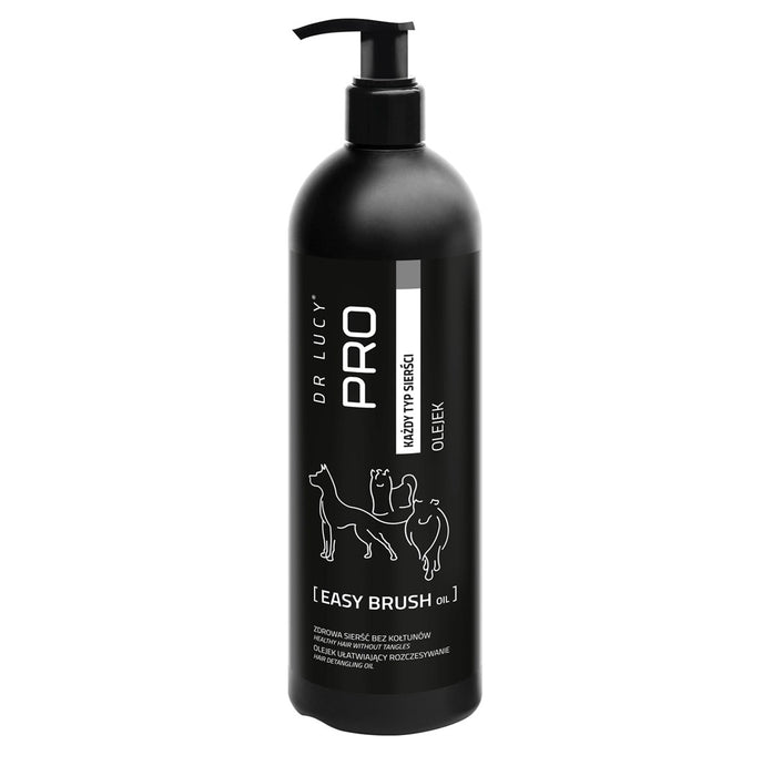 DR LUCY - PRO EASY BRUSH OIL 0.5 L - OIL FOR EASY COMBING (RINSE-OUT) OF DOG COATS
