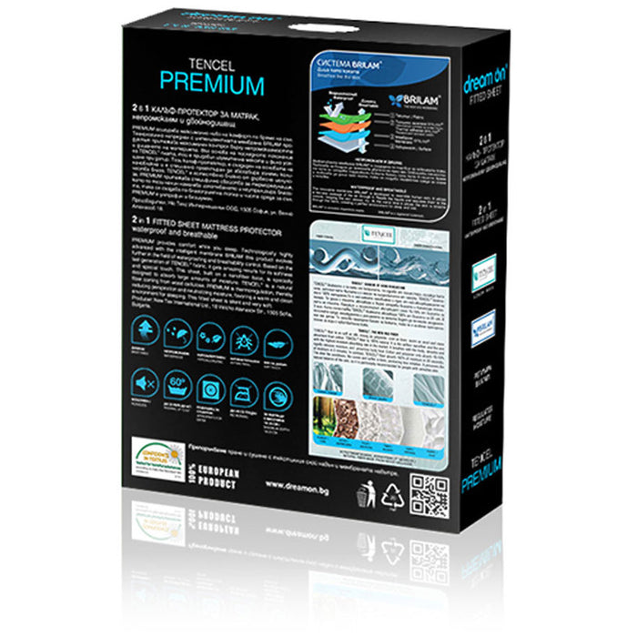 WATERPROOF MATTRESS PROTECTOR DREAM ON TENCEL 160X200 CM.