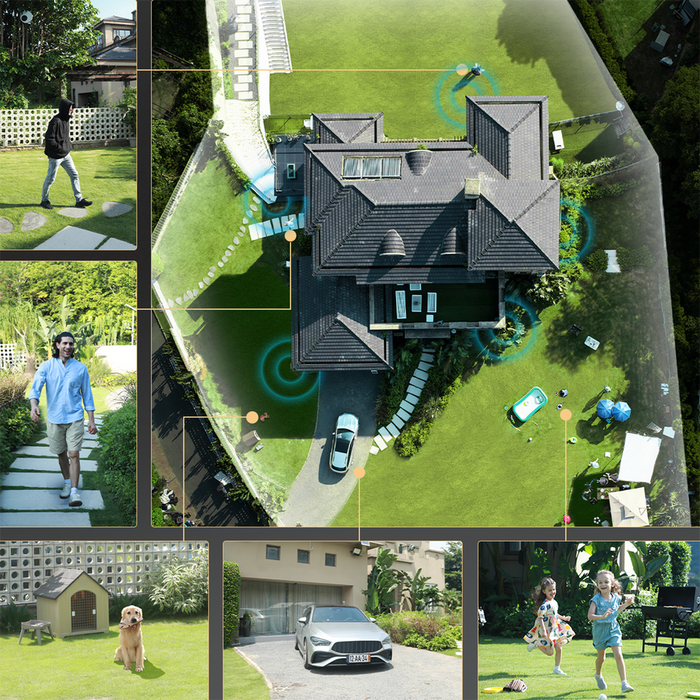 Dreame Navo Elite 1 Outcam 360° outdoor camera with solar panel - white
