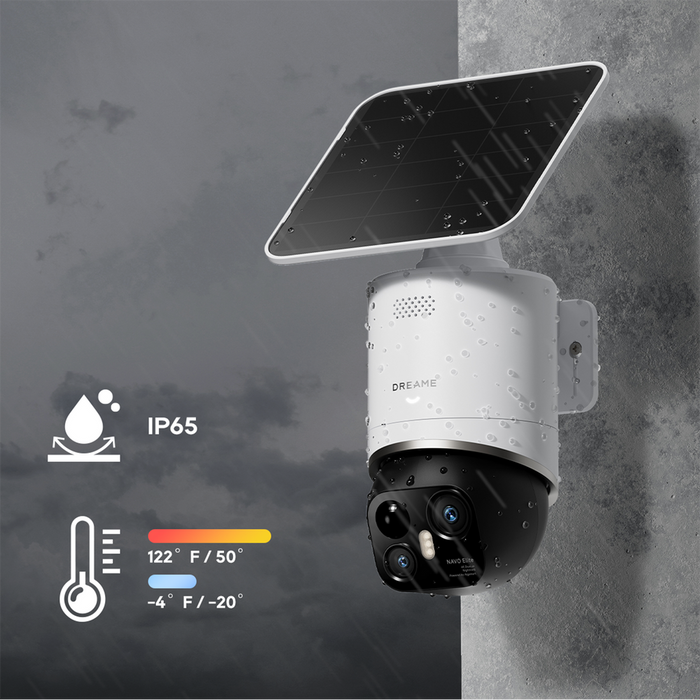 Dreame Navo Elite 1 Outcam 360° outdoor camera with solar panel - white