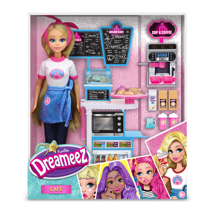 Dreameez Doll with Coffee Stand