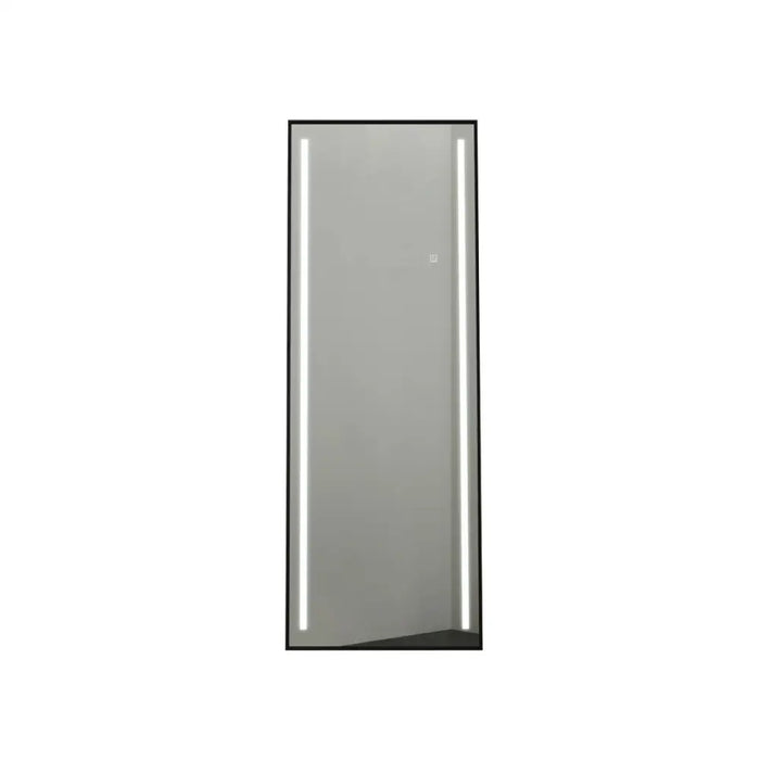 Dressing Mirror Home ESPRIT Black Aluminium 60 x 0,5 x 165 cm - Декорация и Осветление<<<Дом