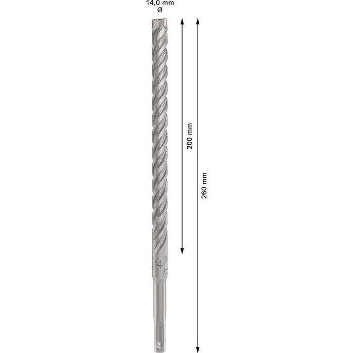 DRILL FOR CONCRETE BOSCH SDS PLUS-5X 14X260 - Свредла<<<Консумативи за електроинструменти<<<Инструменти и
