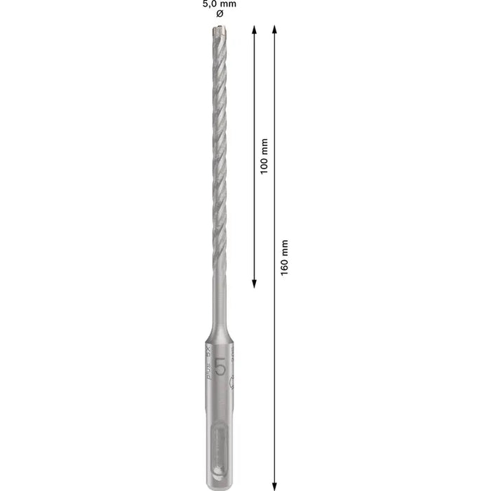 DRILL FOR CONCRETE BOSCH SDS PLUS-5X 5X160 - Свредла<<<Консумативи за електроинструменти<<<Инструменти и