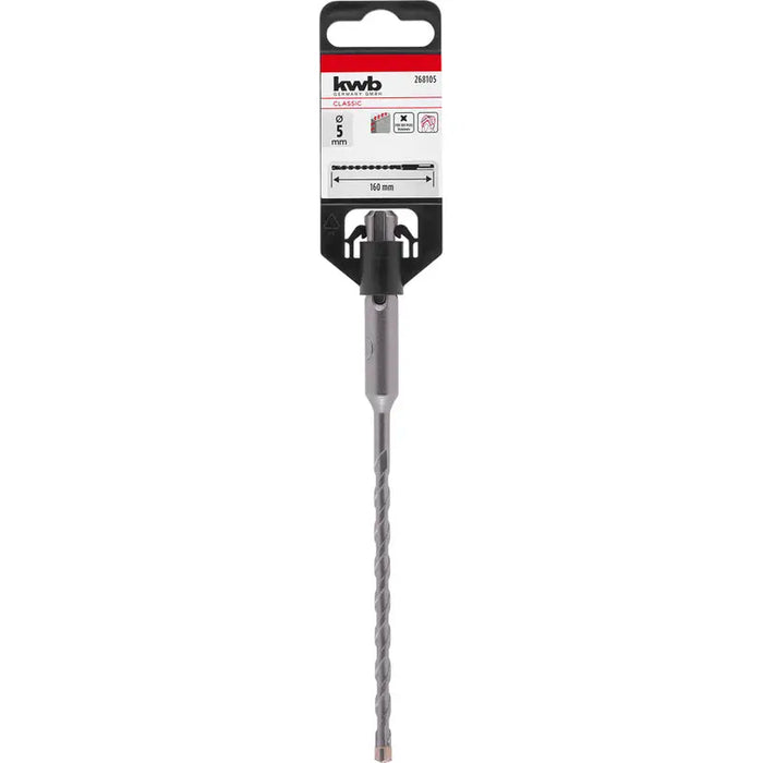 DRILL FOR CONCRETE SDS PLUS KWB HB2 5x100x160 - Свредла<<<Консумативи за електроинструменти<<<Инструменти и