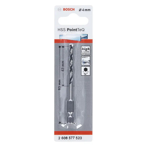 DRILL FOR METAL BOSCH POINT TEQ HEX - Свредла<<<Консумативи за електроинструменти<<<Инструменти и