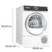 Dryer BOSCH WQH245B6BY 9 kg Heat pump SelfCleaning Condenser C - Сушилни с термопомпа<<<Сушилни<<<Едра бяла