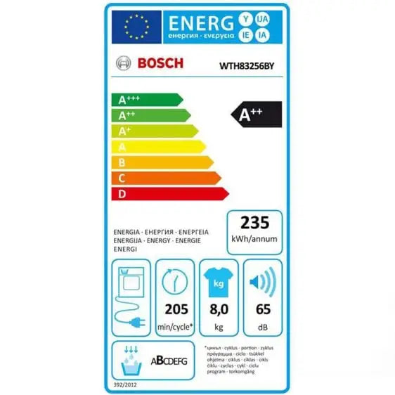 Dryer BOSCH WTH83256BY 8 kg Auto Dry - Сушилни<<<BOSCH сушилни<<<BOSCH<<<PolyComp&&&Сушилни с