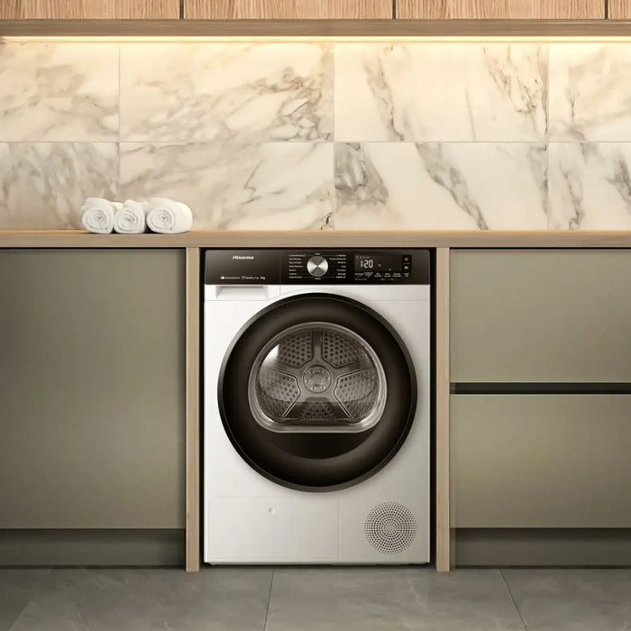 Dryer Hisense DH3S902BW3 9 kg - Почистване Прахосмукачки И Гладене<<<Дом Градина<<<BigBuy&&&Сушилни ютии и