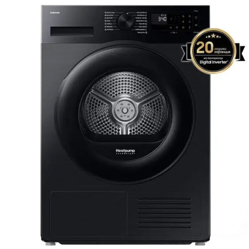 Dryer SAMSUNG DV90DG52A0ABLE 9 kg Heat pump SmartThings Black - Сушилни с термопомпа<<<Сушилни<<<Едра бяла