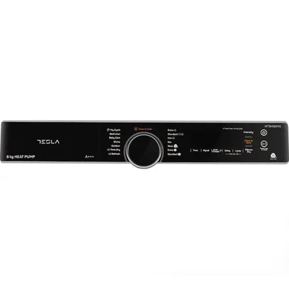 Dryer TESLA WT8H91MS 8 kg Silver - Сушилни с термопомпа<<<Сушилни<<<Едра бяла техника<<<TechnoMix&&&Кондензационни
