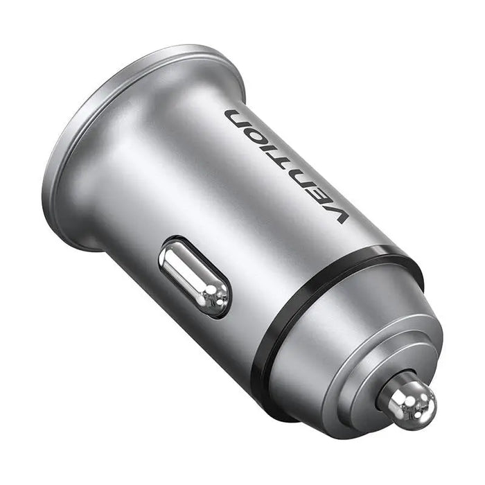 Dual Port Car Charger USB-A USB-C Vention FFBH0 18/20W Gray - Car chargers<<<Chargers<<<GSM