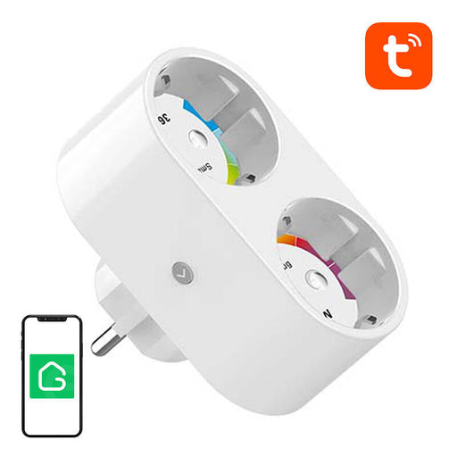 Dual smart plug WiFi Gosund SP211 3500W Tuya - Power plugs<<<Smart Plug<<<Actuators<<<Smart Home<<<InnproXML