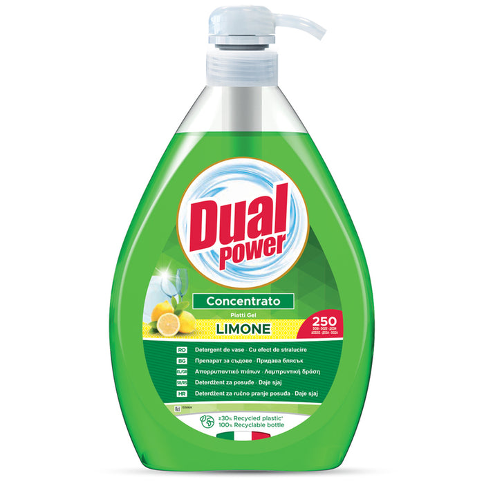 DISH CLEANER 1 L LEMON DUAL