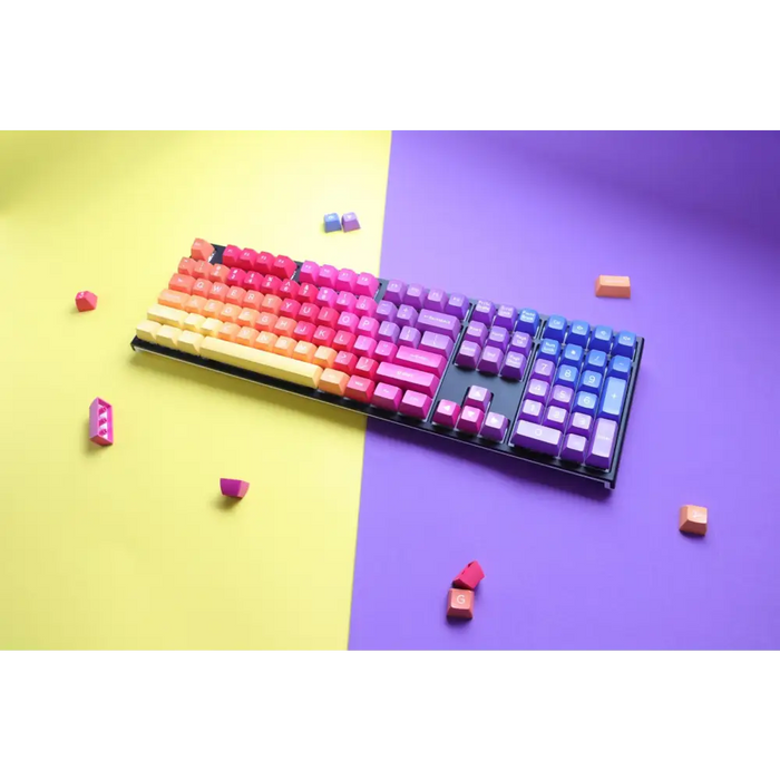 Ducky Afterglow Mechanical Keyboard Caps 108-Keycap Set ABS Double-Shot US Layout - Геймърски аксесоари<<<Геймърска