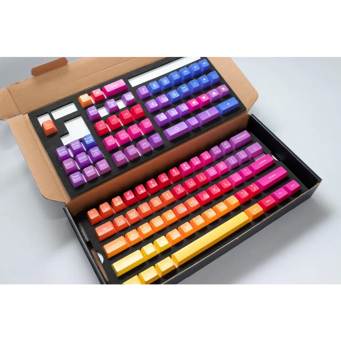 Ducky Afterglow Mechanical Keyboard Caps 108-Keycap Set ABS Double-Shot US Layout - Геймърски аксесоари<<<Геймърска