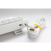 Ducky One 3 Pure White SF 65% Gaming Mechanical Keyboard Hotswap Cherry MX Black RGB PBT Keycaps - Геймърски