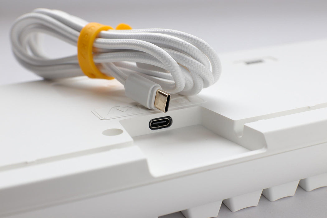 Gaming Mechanical Keyboard Ducky One 3 Pure White TKL Hotswap Cherry MX Brown, RGB, PBT Keycaps