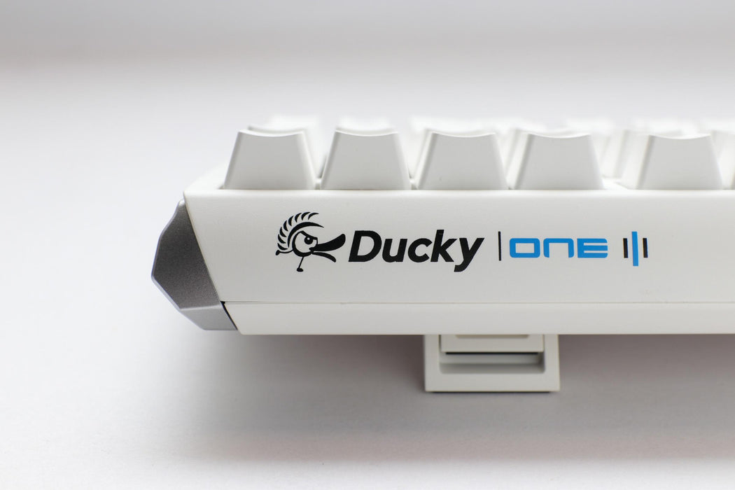 Gaming Mechanical Keyboard Ducky One 3 Pure White TKL Hotswap Cherry MX Clear, RGB, PBT Keycaps