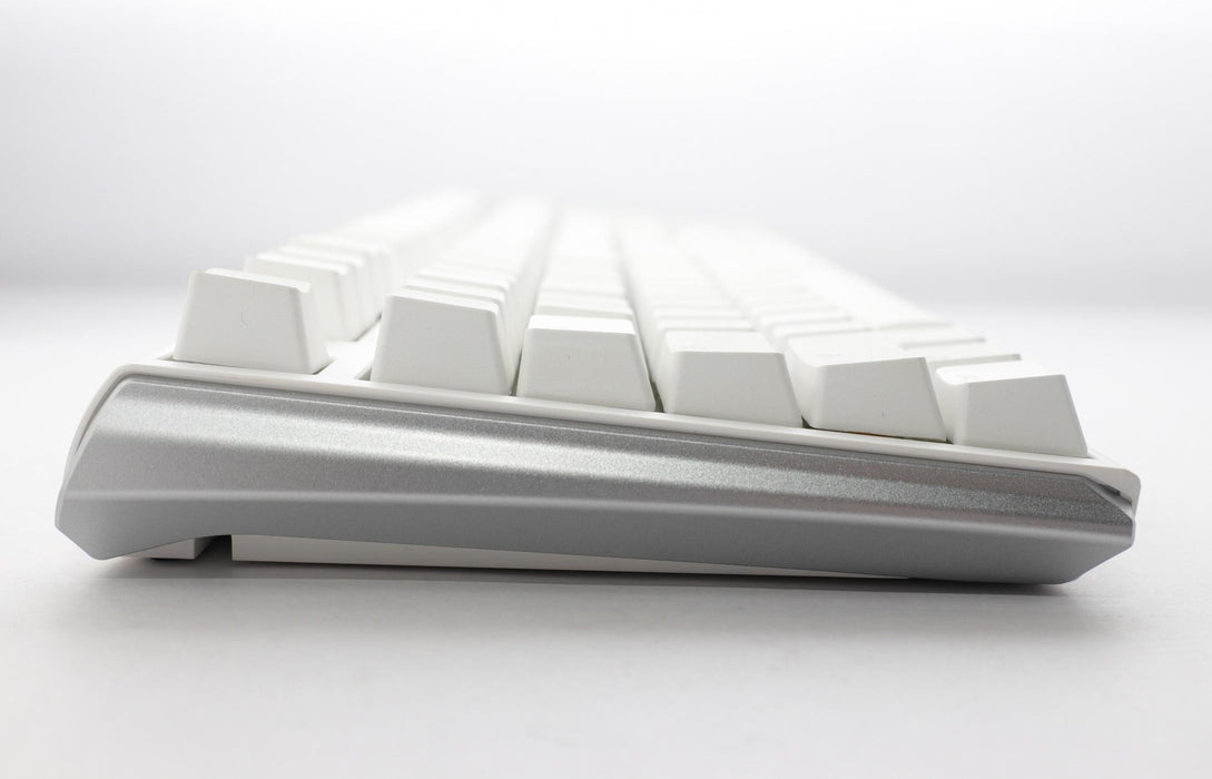 Gaming Mechanical Keyboard Ducky One 3 Pure White TKL Hotswap Cherry MX Clear, RGB, PBT Keycaps