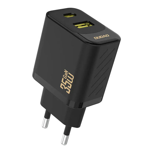 Dudao A27 MaxC 35W GaN Wall Charger + USB-C Cable - Black - Cell phone USB charger<<<HurtelXML