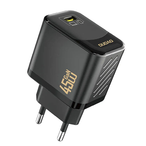 Dudao A28 45W GaN USB-C Wall Charger - Black - Cell phone USB charger<<<HurtelXML