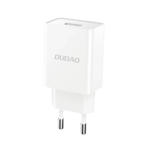 Dudao A4EU USB-A 2.1A wall charger - white - Cell phone USB charger<<<HurtelXML