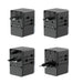 Dudao A65Pro 65W EU / US / JP / AUS / UK travel adapter 2x USB-C 2x USB-A - black - Cell phone USB charger<<<HurtelXML