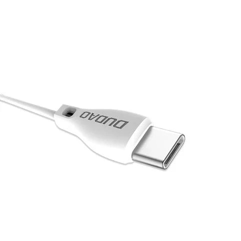 Dudao cable USB Type C 2.1A 2m white (L4T 2m white) - Cell phone cables<<<HurtelXML