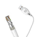 Dudao cable USB Type C 2.1A 2m white (L4T 2m white) - Cell phone cables<<<HurtelXML