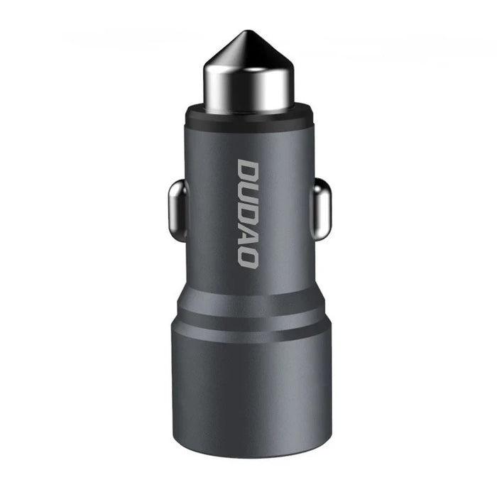 Dudao car charger 2x USB 3.1A gray (R5 gray) - Cell phone USB charger<<<HurtelXML
