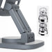 Dudao desk telescopic stand foldable stand for phone tablet gray (F5XS) - Cell phone holders<<<HurtelXML