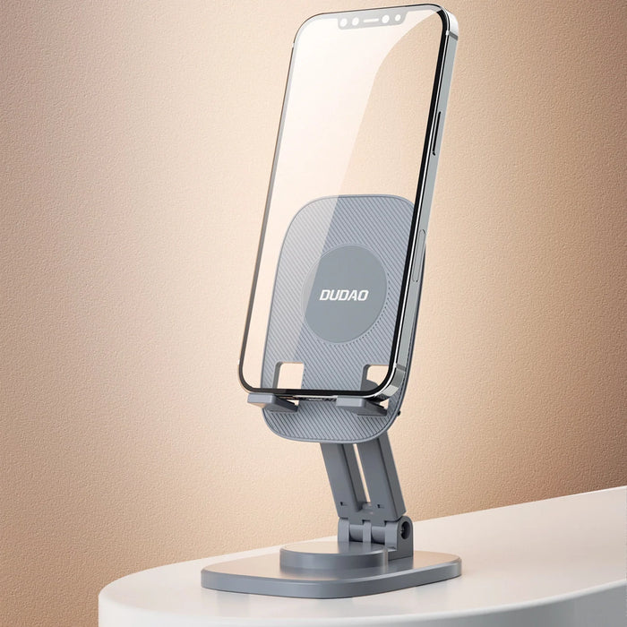 Dudao desk telescopic stand foldable stand for phone tablet gray (F5XS) - Cell phone holders<<<HurtelXML