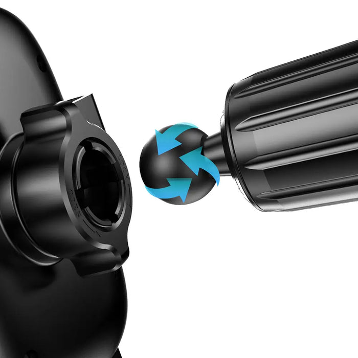Dudao F5N+ smartphone holder with suction cup gravity - black - Cell phone holders<<<HurtelXML